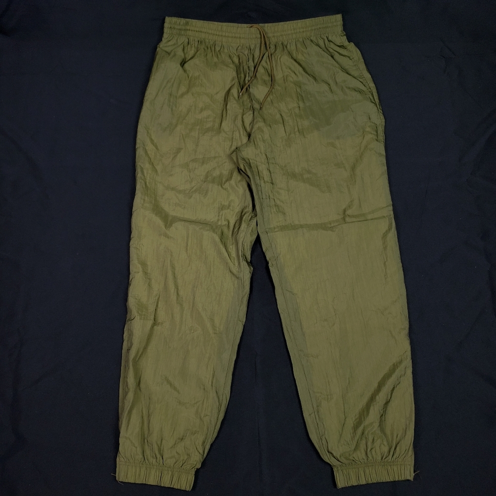 USA Olympic Green Nylon Lined Joggers